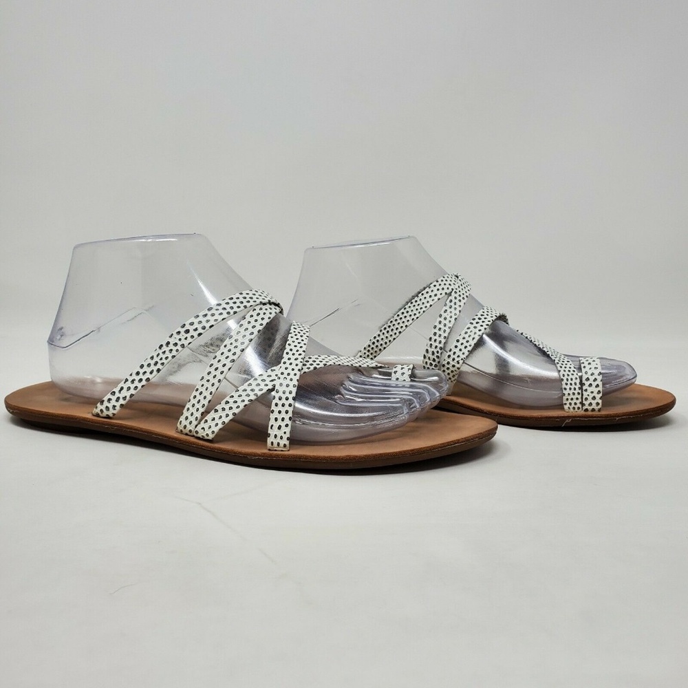 Loeffler Randal Sarie Strappy Polka Dot Sandal 10
